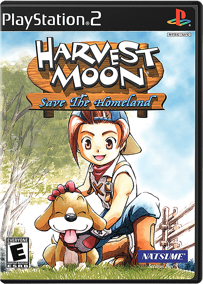 Harvest Moon Save the Homeland box art for Playstation 2